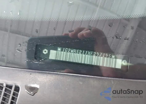 1999 Pontiac Grand Prix Gtp z USA, uszkodzony, nr VIN 1G2WR5211XF297195